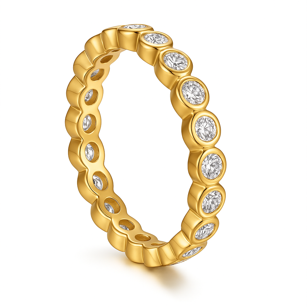 Eternity 18K Gold Vermeil Band