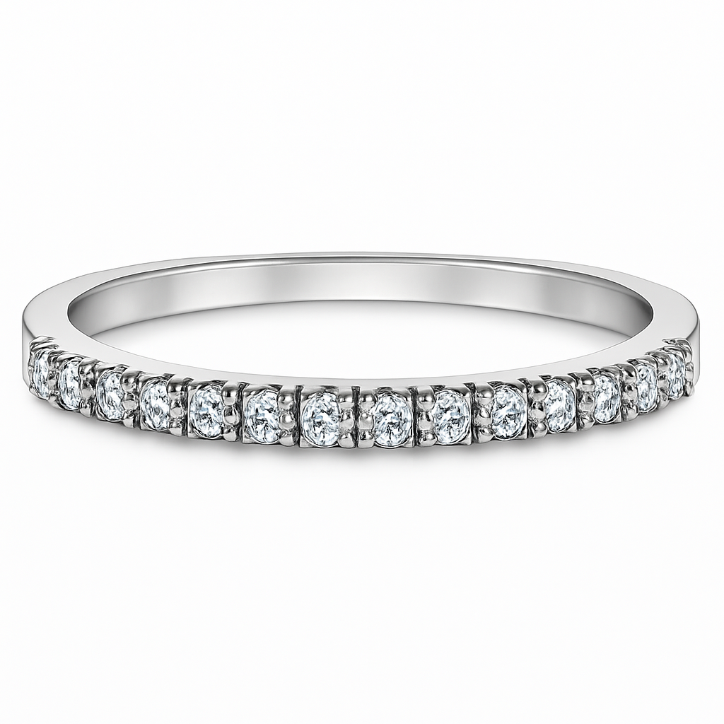 Half Eternity Band Pavé