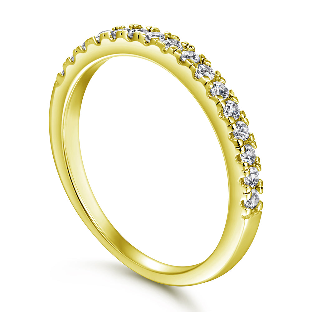 Half Eternity Band Pavé