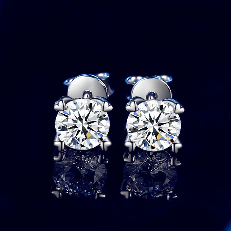 Eternal Spark Moissanite Stud Earrings